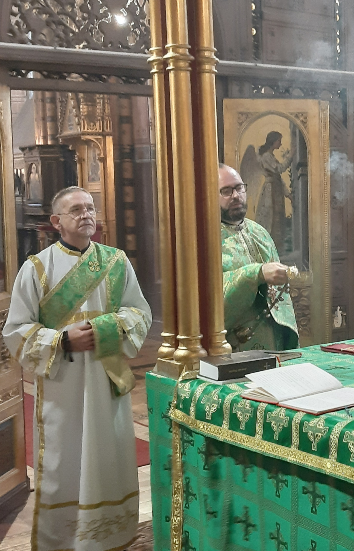 Božanska liturgija u križevačkoj grkokatoličkoj katedrali u povodu Pedesetnice