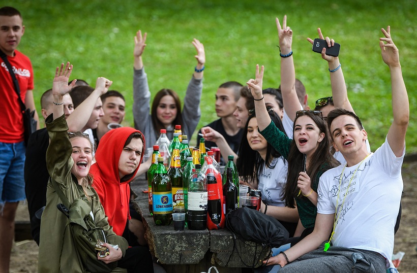 Zagreb: Maturanti se samoinicijativno okuljaju na Bundeku