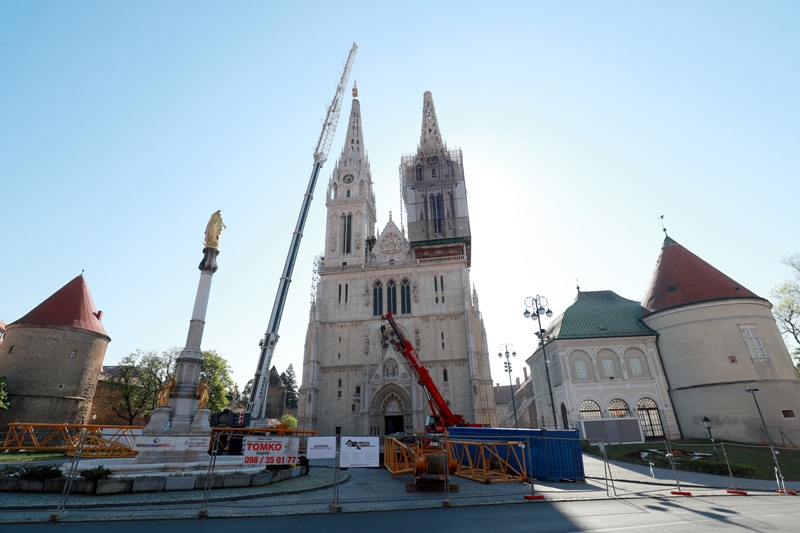 Kardinal Bozanić i ministrica Obuljen Koržinek razgovarali o obnovi katedrale