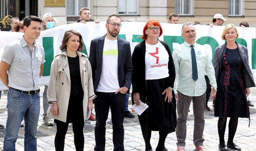 Predstavljena zeleno-lijeva koalicija šest stranaka: ‘Idemo do Sabora!’