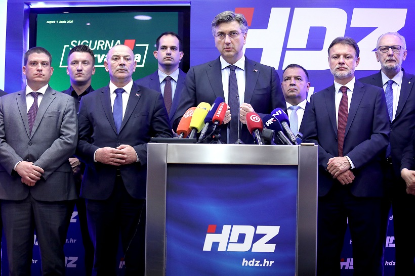Zagreb: Andrej Plenković I Njegov Tim Predstavili Program Za Parlamentarne Izbore