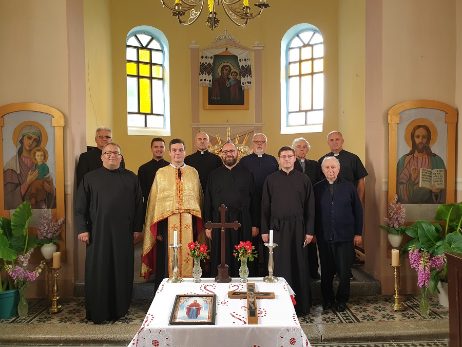 Ordinarij Križevačke eparhije mons. Milan Stipić na susretu svećenika Slavonsko-srijemskog grkokatoličkog vikarijata