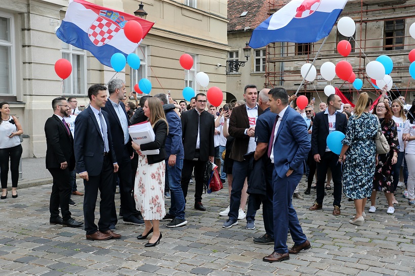 Zagreb: MOST predao kandidacijsku listu DIP-u u Saboru