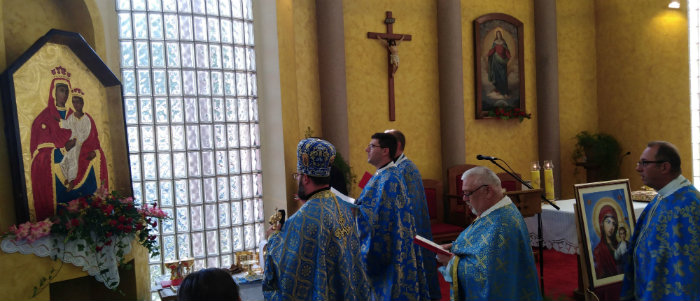 Mons. Milan Stipić posvetio ikonu u svetištu Gospe Brze Pomoći