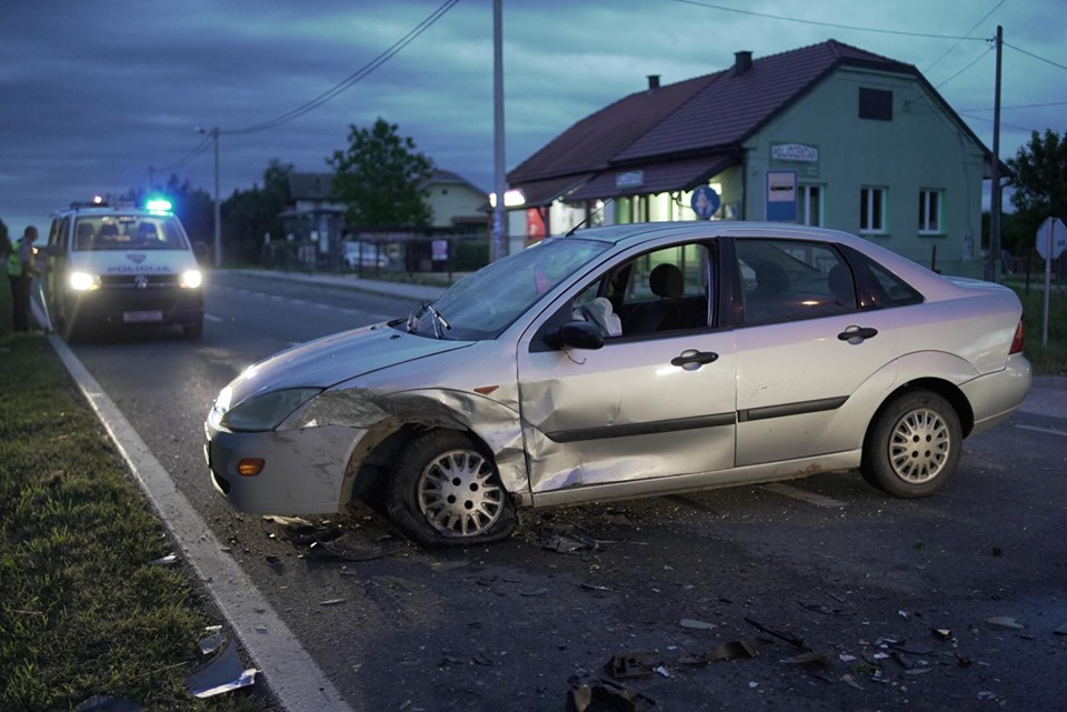 🖼️|🎦 Težak sudar na cesti između Križevaca i Koprivnice, ozlijeđene dvije osobe