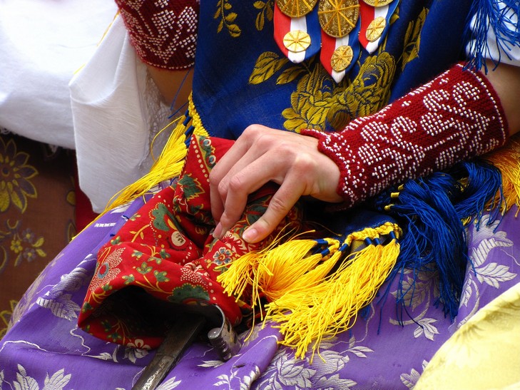 Detail from the costume for the procession of Ljelje _ Croatian National Tourist Board _ Photo_ Maja Muškić