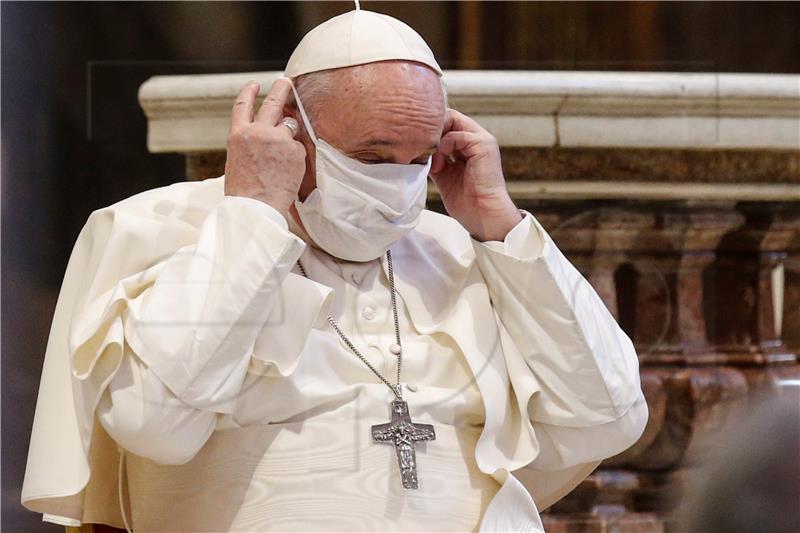 Papa beskućnicima nudi besplatno testiranje na koronavirus u Vatikanu