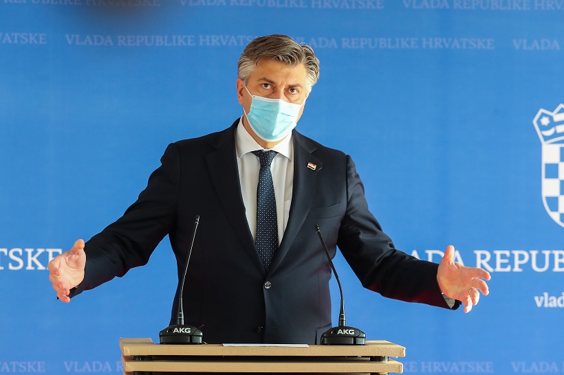 Zagreb: Izjava ze medije premijera Andreja Plenkovića