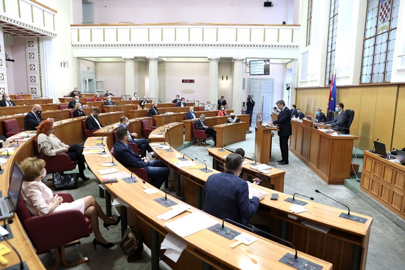 Zagreb: Sabor je 4. sjednicu nastavio raspravom o rebalansu proračuna RH