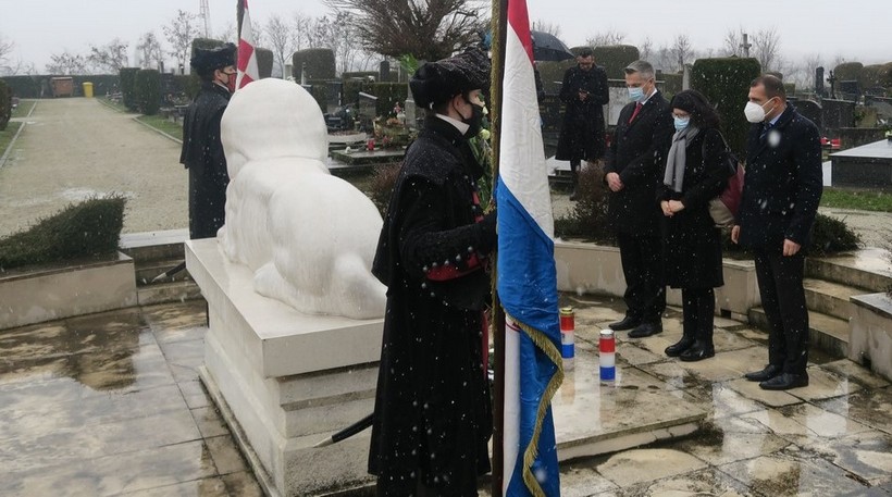 Dan sjedinjenja Međimurja s maticom zemljom Hrvatskom - grob dr. Ivana Novaka u Čakovcu (1)