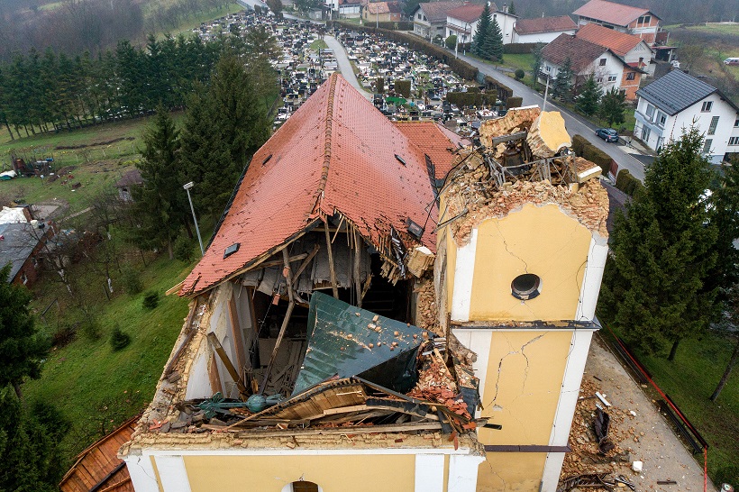 Crkva teško stradala u potresu