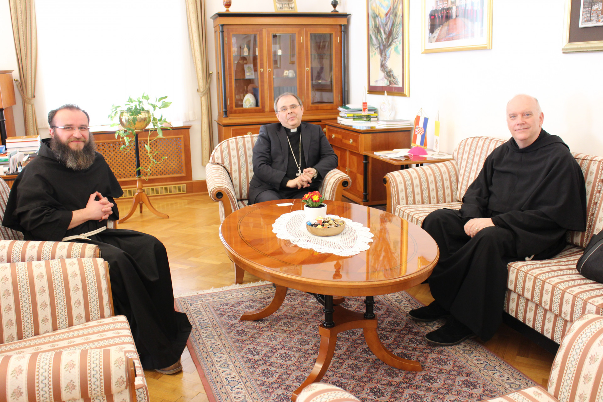 Varaždinski biskup Bože Radoš primio generalnog vikara Trećega samostanskog reda sv. Franje