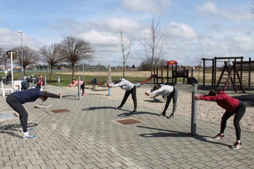 Koprivnički Sportski centar Cerine u projektu Živjeti zdravo održao trening pod vedrim nebom