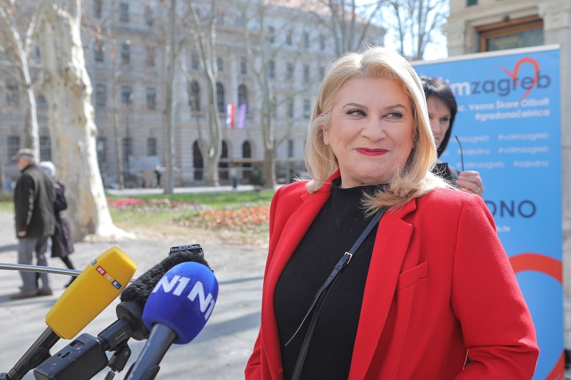 Zagreb: Vesna Škare Ožbolt povodom godišnjice potresa održala konferenciju za medije