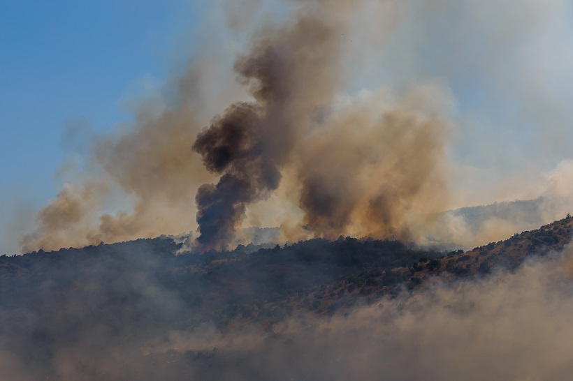Veliki šumski požar u okolici Planog
