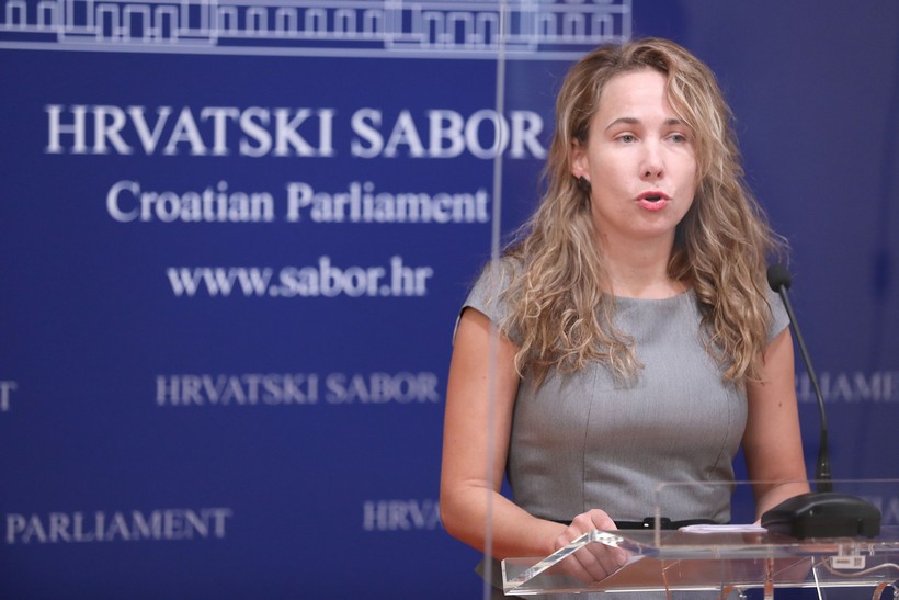 Zagreb: Marija Selak Raspudić održala konferenciju za medije
