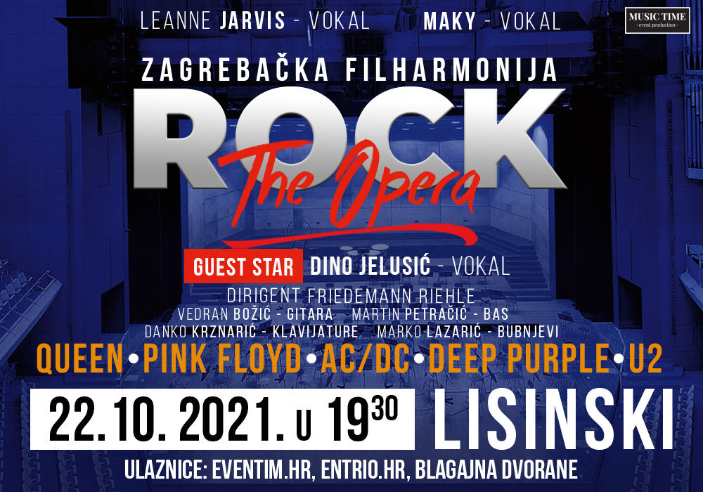 Glazbeni spektakl “Rock the Opera” u Zagrebu