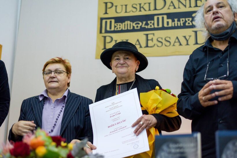 Pula: Božici Jelušić uručena nagrada Zvane Črnja za najbolji esej