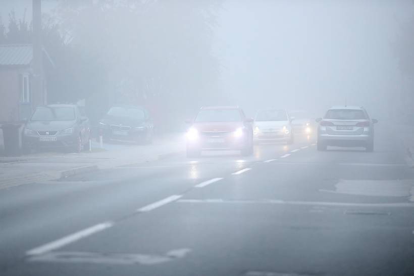 Maglovito Jesensko Jutro U Zagrebu