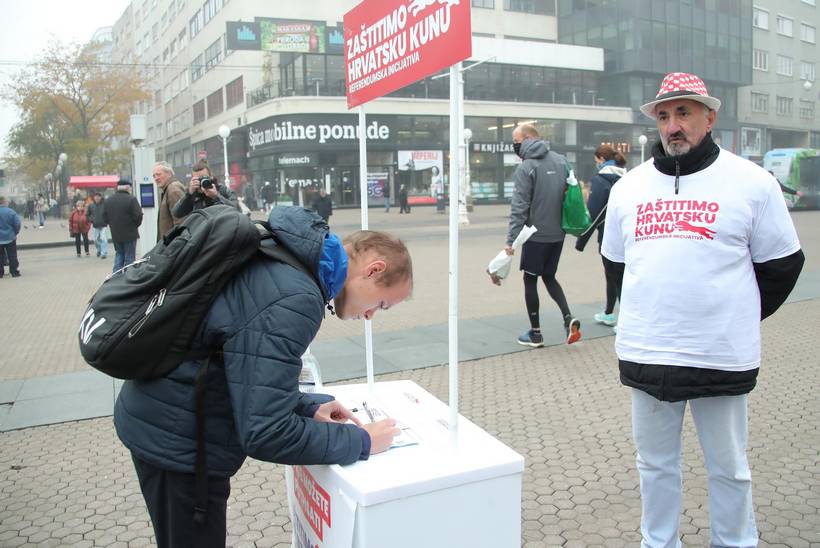 Dosad 157.000 građana podržalo referendumsku inicijativu “Zaštitimo hrvatsku kunu”