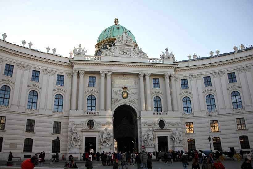 palača hofburg austrija