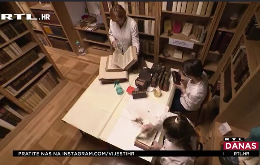 HRVATSKI RESTAURATORI U AKCIJI  Spasit će čak 30.000 starih knjiga neprocjenjive vrijednosti