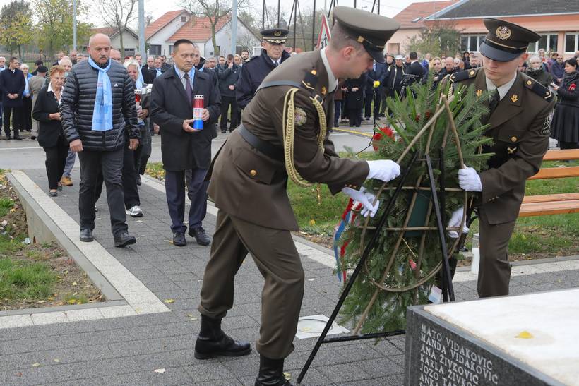 Vukovar: Obilježavanje 30. Godišnjice Slamanja Obrane Naselja Lužac I Stradanja Njegovih Mještana