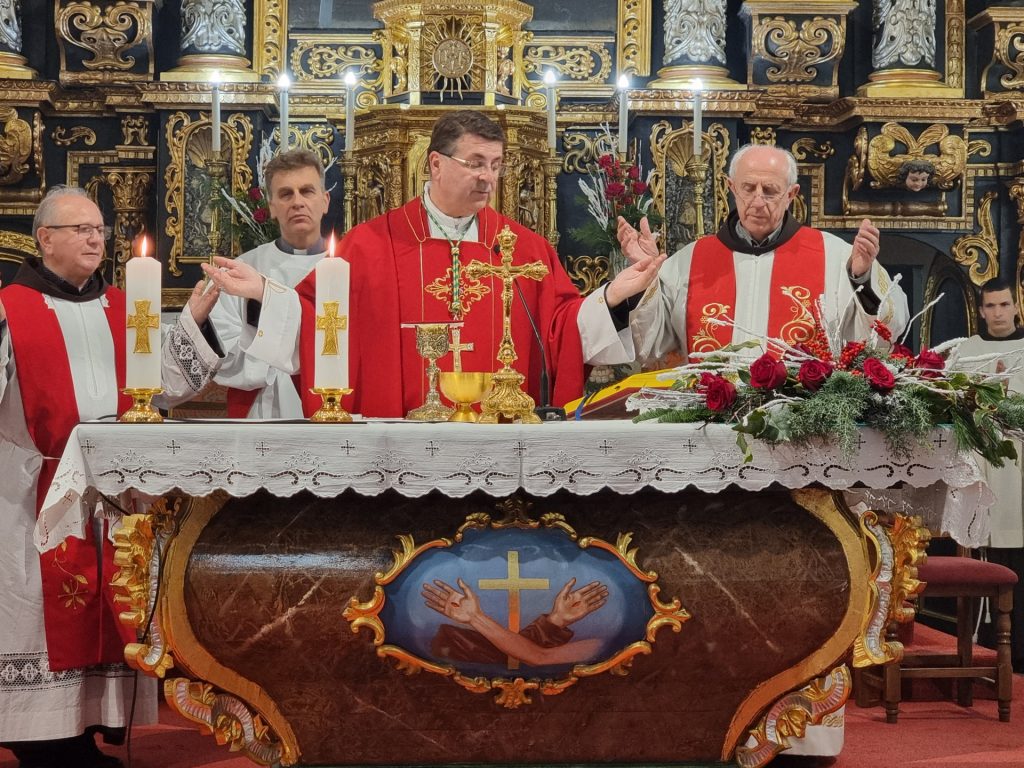 Biskup Šaško predvodio proslavu 380. obljetnice dolaska franjevaca u Krapinu
