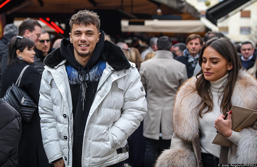 Nogometaš Dinama Dario Spikić prošetao po špici sa djevojkom