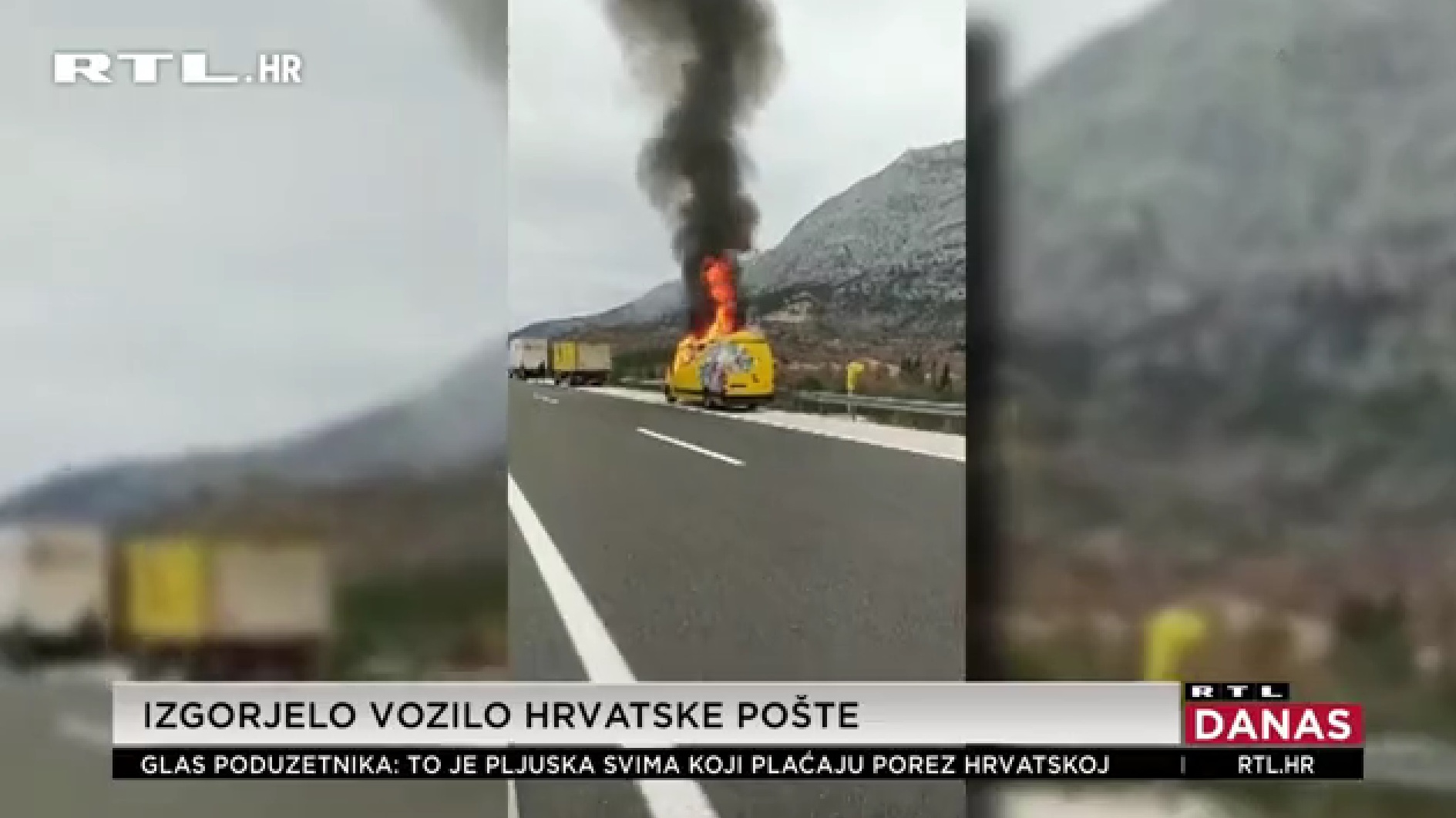 Policija utvrdila okolnosti pod kojima se zapalilo vozilo Hrvatske pošte; šteta 100.000 kuna