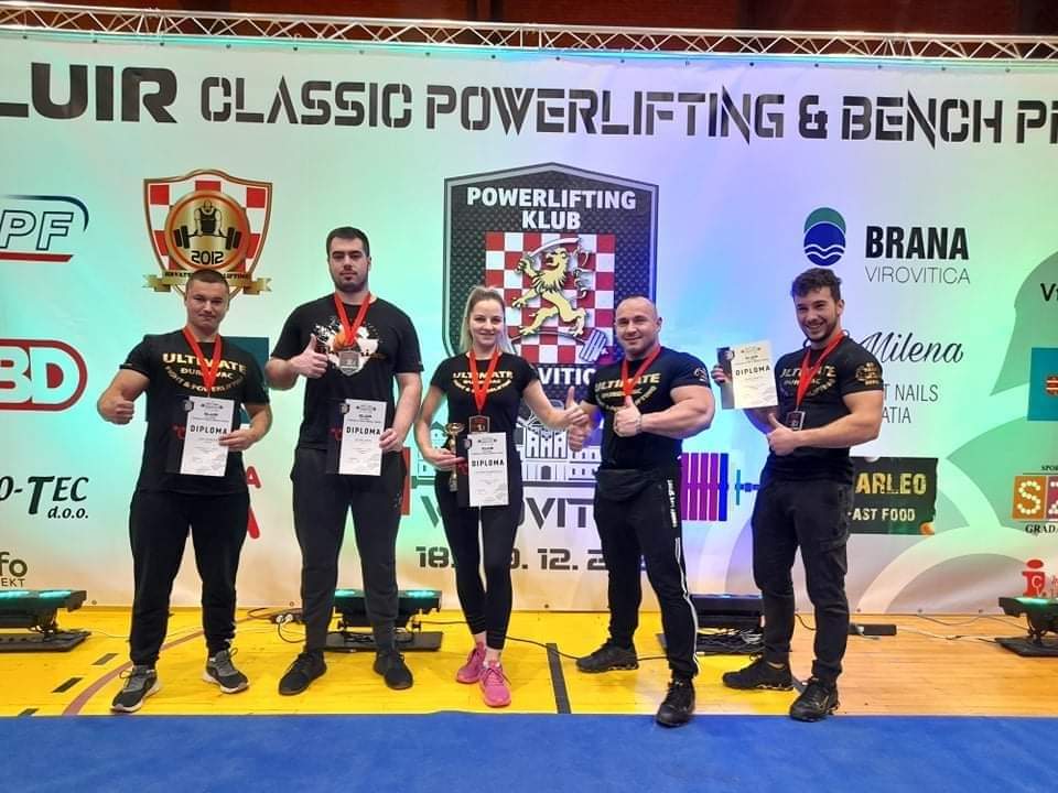 Powerlifting klub ostvario izvrsne rezultate na natjecanju u Virovitici