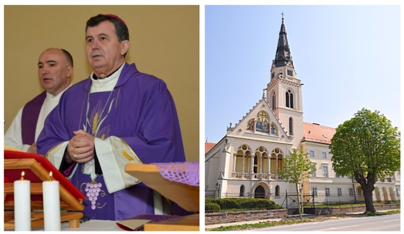 Mons. Tomo Vukšić, vrhbosanski nadbiskup koadjutor, na proslavi Dana Križevačke eparhije
