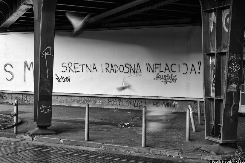 Zagreb: Strah Od Inflacije Vidi Se I Na Zidovima
