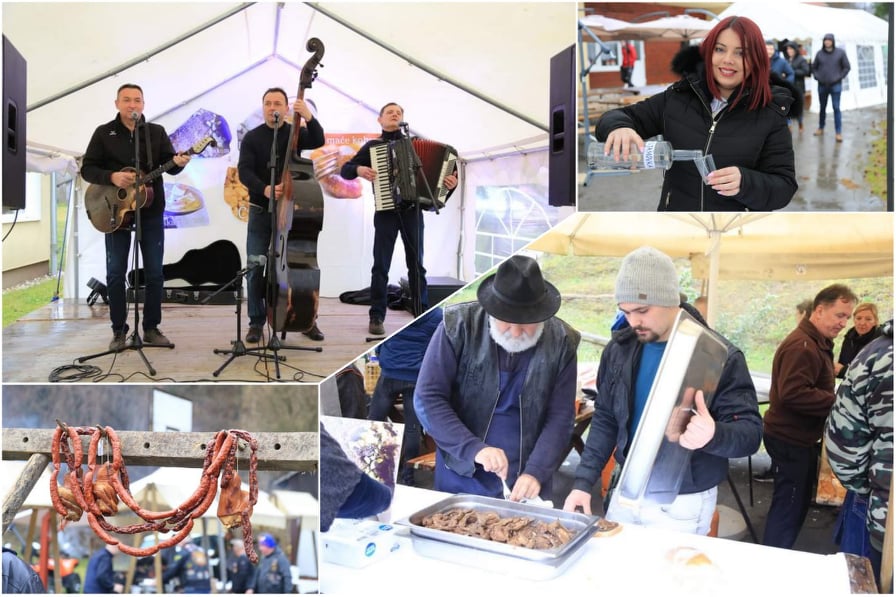 [FOTO/VIDEO] KOLINJE FEST Pripremanje domaćih delicija u Svetoj Ani nije omela ni kiša