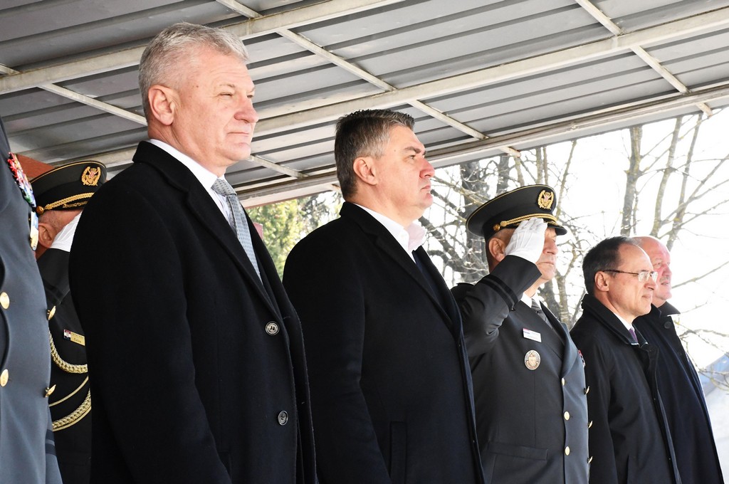 Požega: Predsjednik Zoran Milanović na svečanosti polaganja prisege 33. naraštaja vojnih ročnika