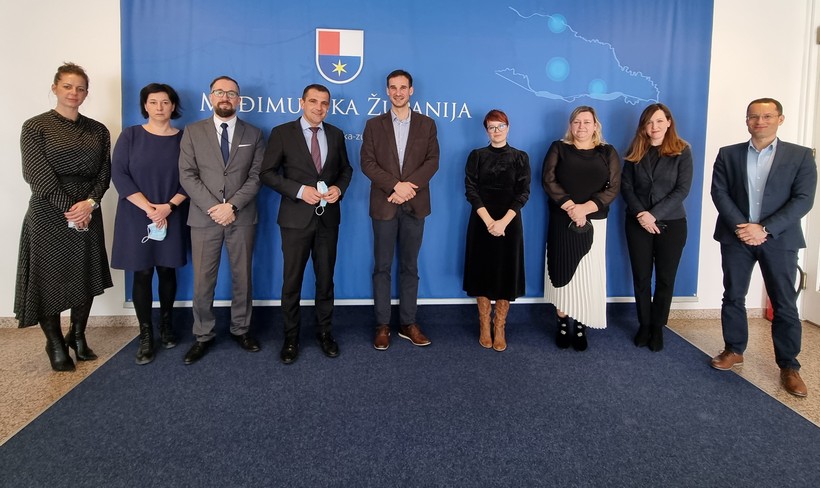 Župan Posavec sa suradnicima i direktorom tvrtke Framos Technologies Damirom Dolarom