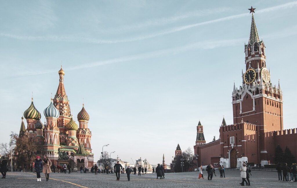 crveni trg kremljin moskva
