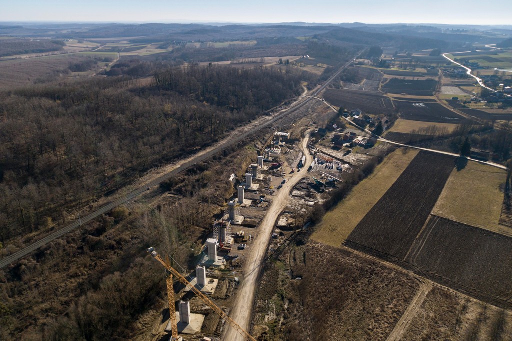 Vijadukt Carevdar snimljen iz zraka