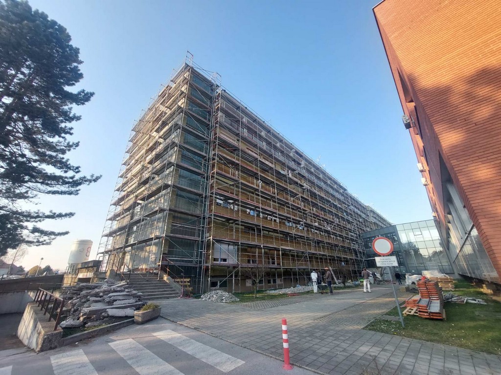 Napreduju radovi na obnovi četiri zgrade Županijske bolnice Čakovec