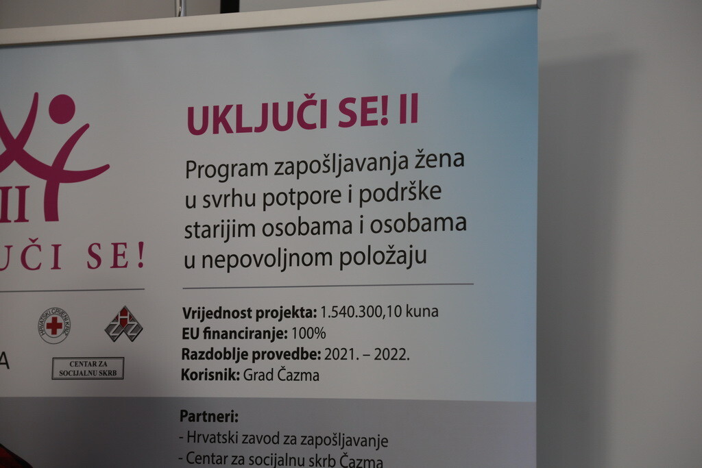 Projekt ‘Zaželi’ u Čazmi, zaposlit će se 17 žena i osigurati skrb velikom broju starijih i nemoćnih osoba