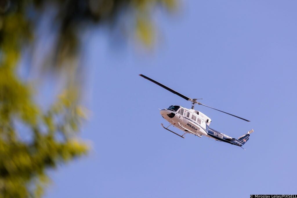 policija helikopter