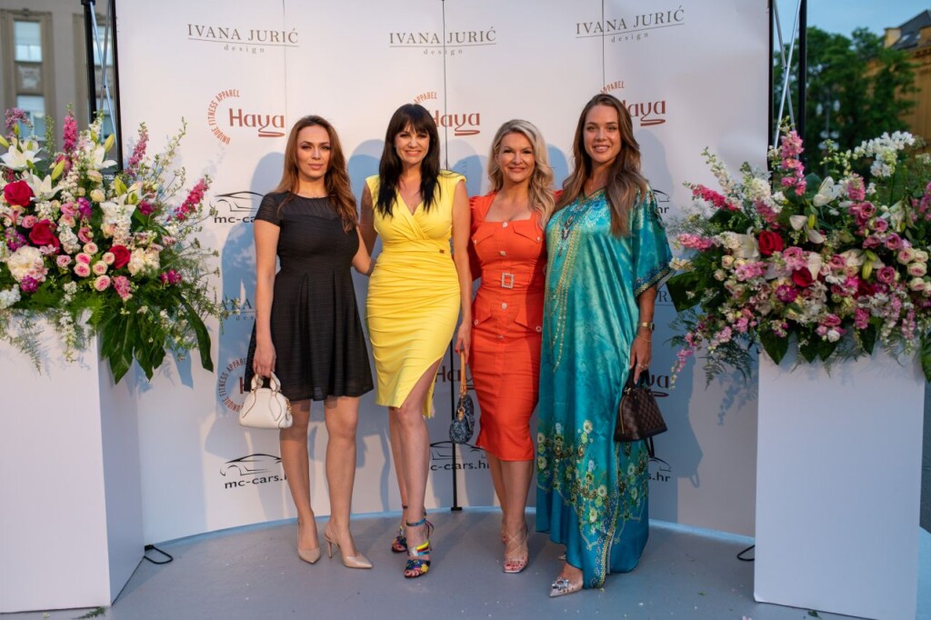 Ivana Jurić s Miss Universe Ivanom Mišurom, Ivanom Delač i Miom Pojatinom