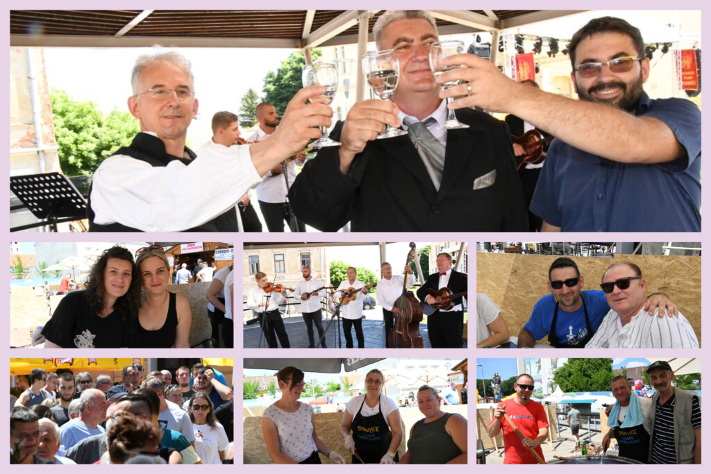 [FOTO/VIDEO] POSLASTICA SPRAVIŠČA Posjetitelji uživaju u volu s ražnja