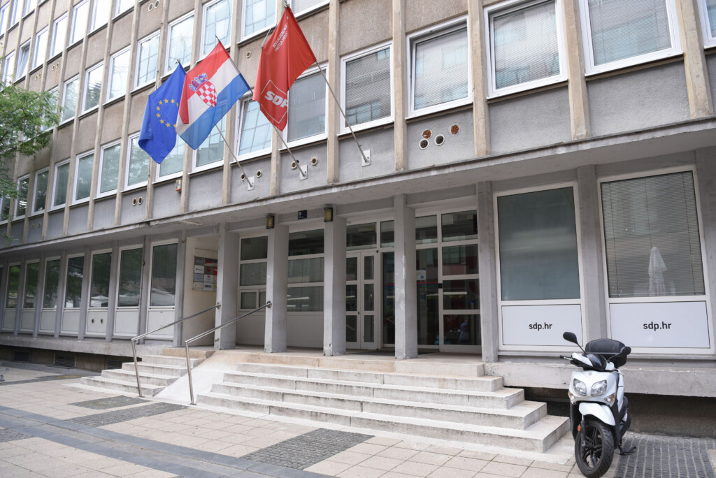 Zagreb: Sjedište SDP-a na Iblerovom trgu
