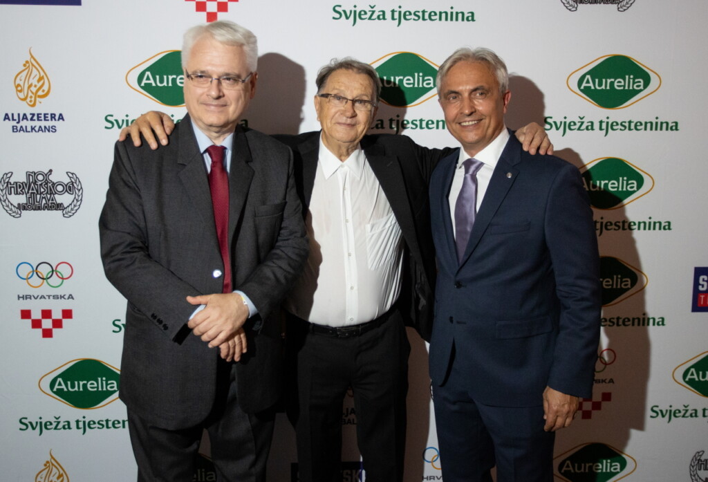 Ivo Josipović, Miroslav Ćiro Blažević i Zoran Šimunić (Damir Senčar_HINA)