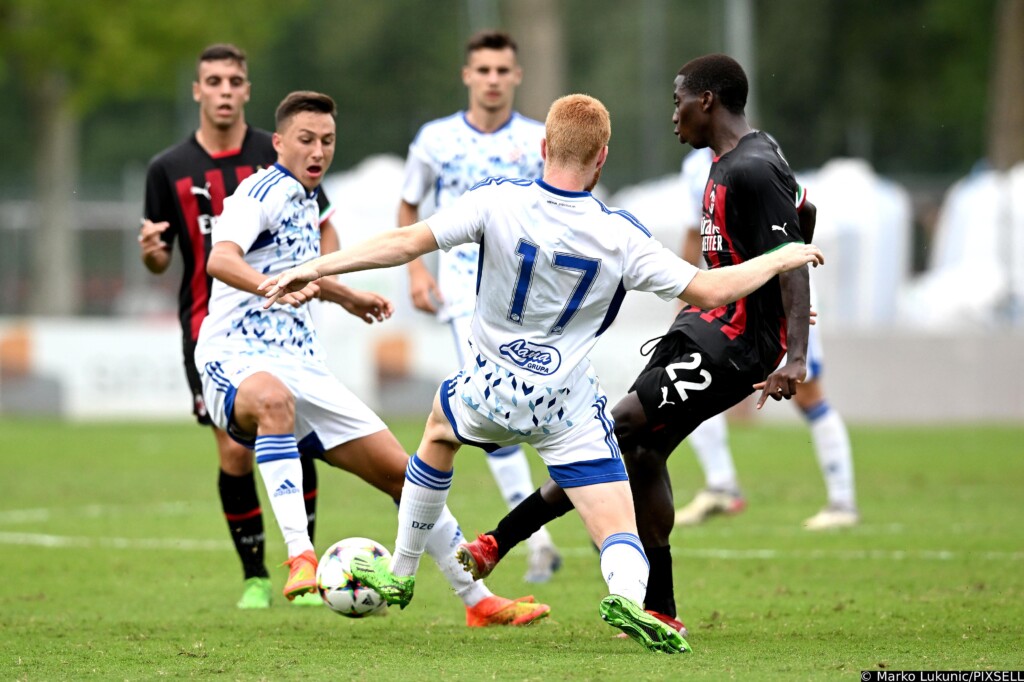 Milano: AC Milan i GNK Dinamo u utakmici UEFA Lige prvaka mladih