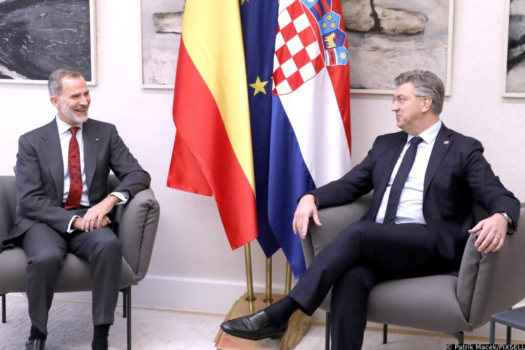 Zagreb: Plenkovic primio spanjolskog kralja Filipa VI