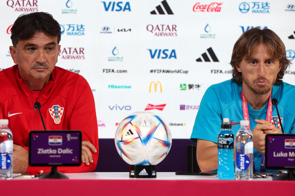 KATAR 2022 - Dalić i Modrić održali konferenciju za medije uoči utakmice s Brazilom
