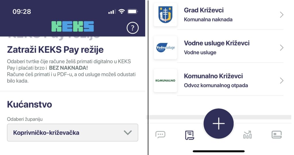 Grad Križevci uveo mogućnost plaćanja komunalne naknade putem KEKS pay aplikacije