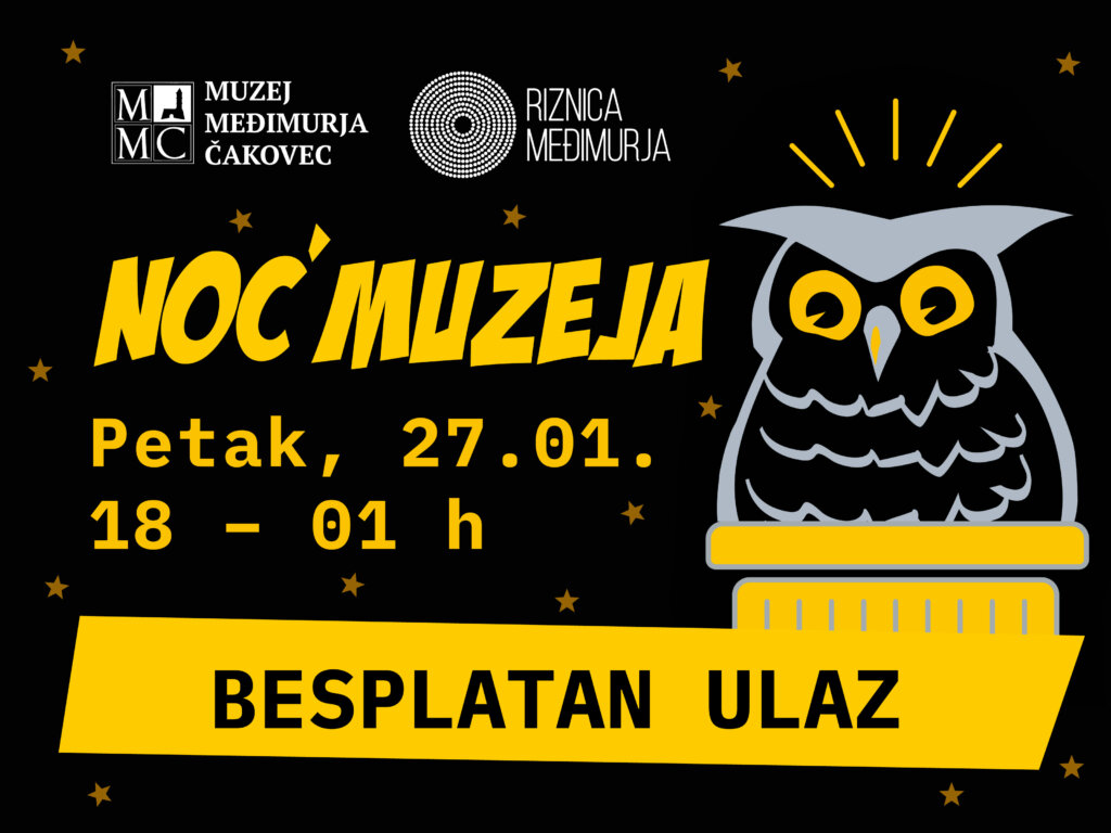 Noć muzeja u Muzeju Međimurja Čakovec, donosimo program